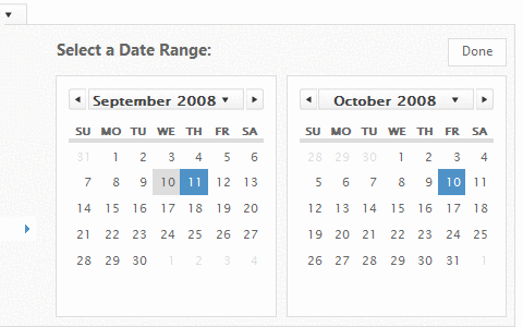Useful JavaScript Techniques - jQuery Interactive Date Range Picker with Shortcuts